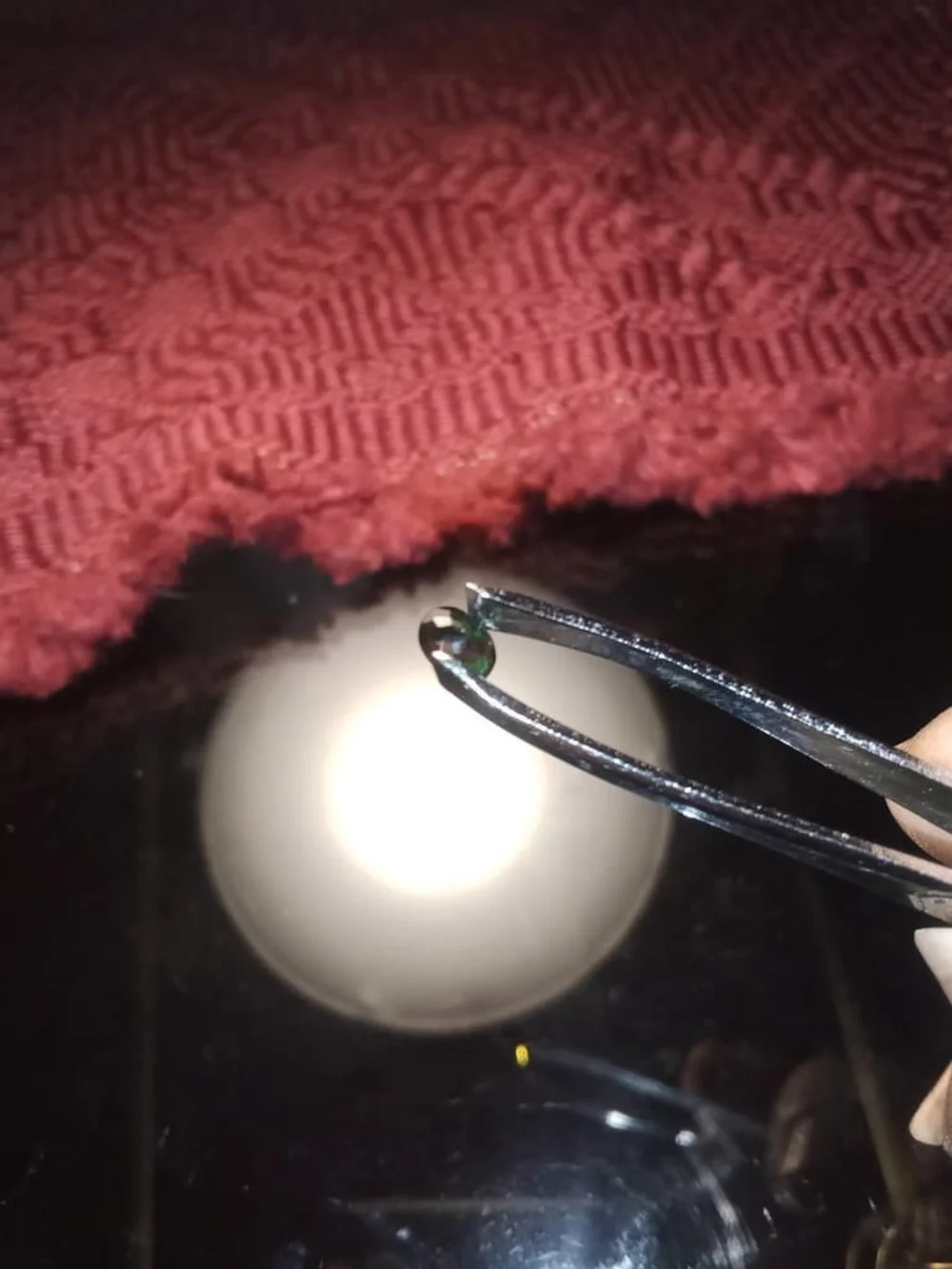 RARE Natural .30ct VS Oval Deep Green Chrome Tourmaline